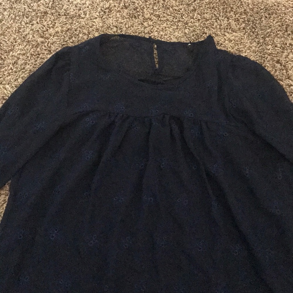 Dark blue blouse